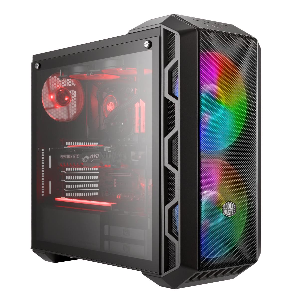 Cpu Chassis Mastercase H500 ArGB Mid Tower Black