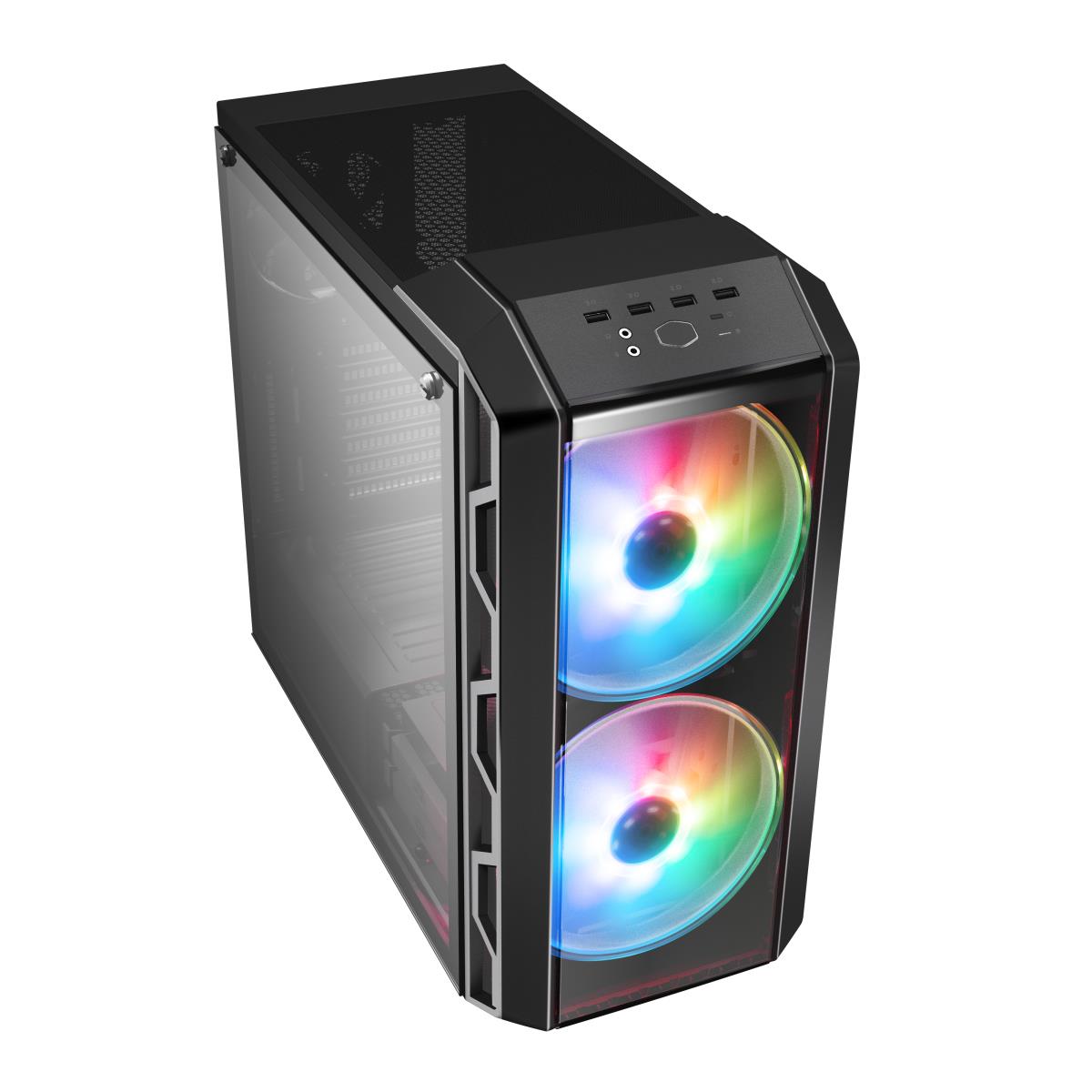 Cpu Chassis Mastercase H500 ArGB Mid Tower Black
