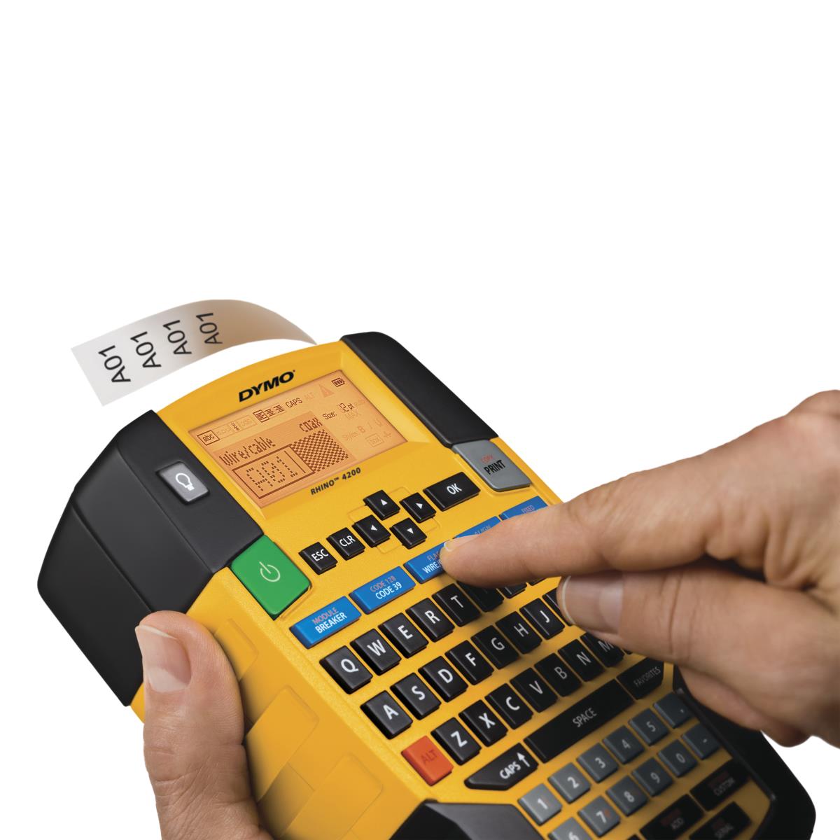 Rhino 4200 Label Printer With Qwerty (uk) Keyboard Euro Plug
