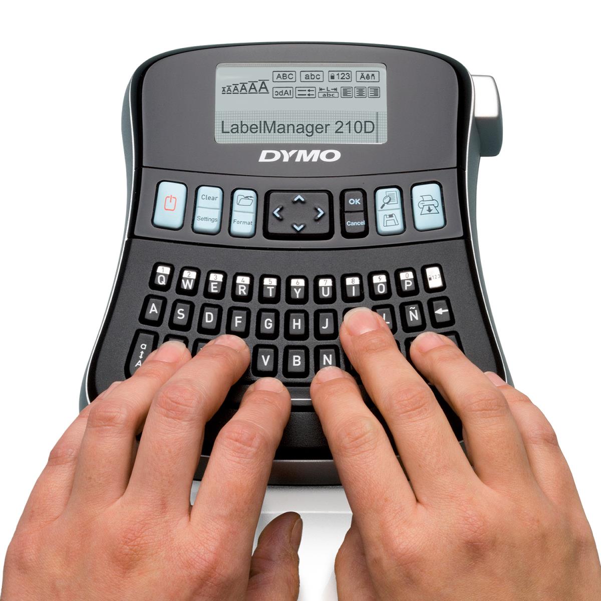 Kit / Labelmanager 210d - Label Printer - 12mm - Qwerty