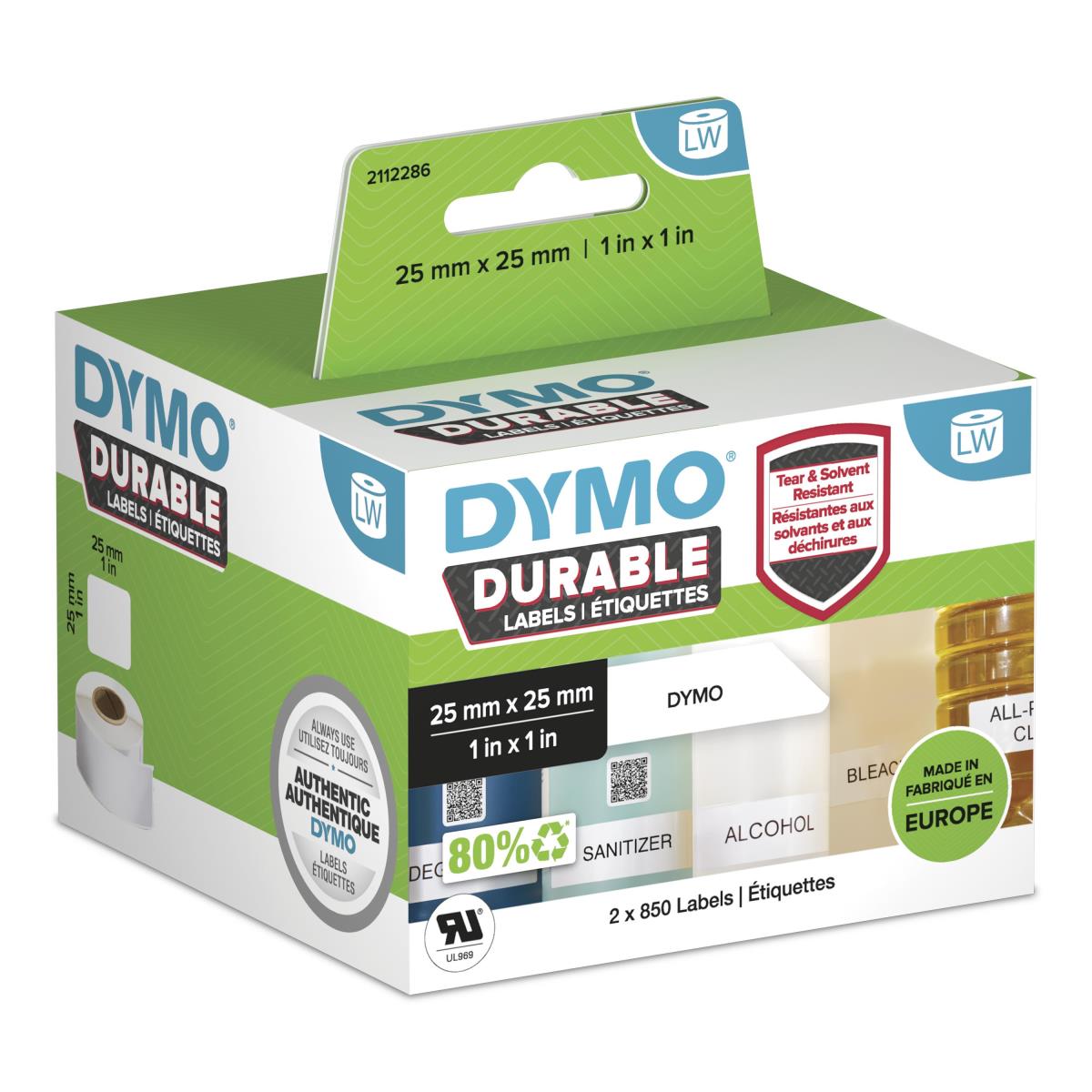 Durable Labels 25x25mm