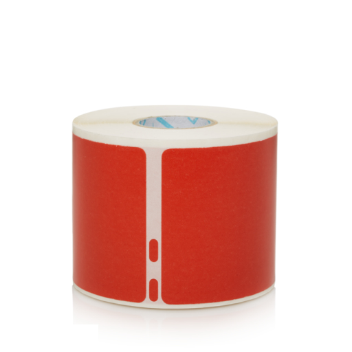 Coloured Labels 54 X 101 Mm 220 Pcs Black Red
