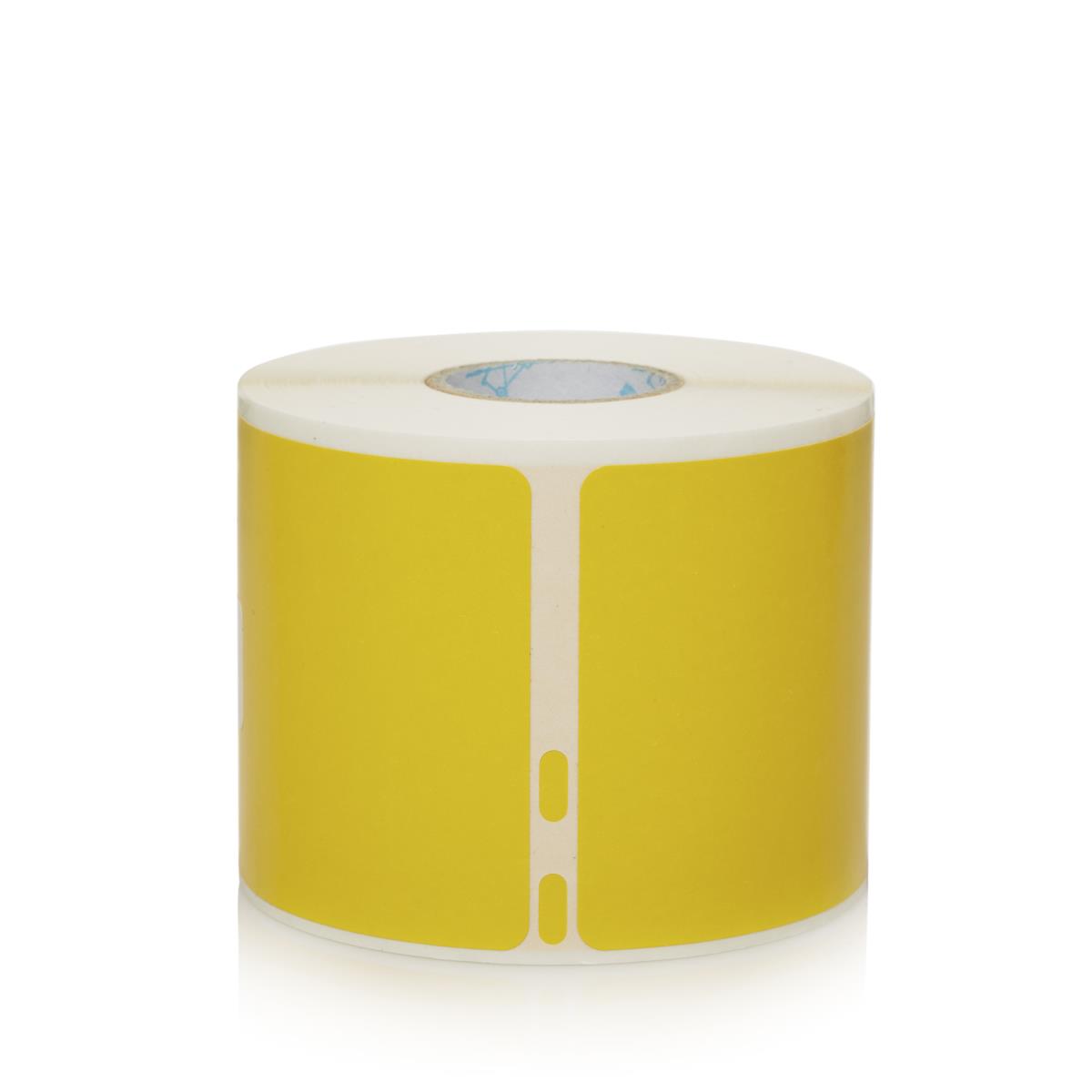 Coloured Labels 54 X 101 Mm 220 Pcs Black Yellow