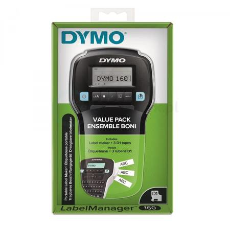 Label Manager 160 - Value Pack Incl 3 D1 Tapes In Blister - Qwerty