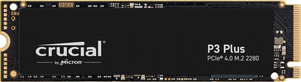 SSD - Crucial P3 Plus - 4TB - Pci-e Gen 4 x4 - M.2 2280