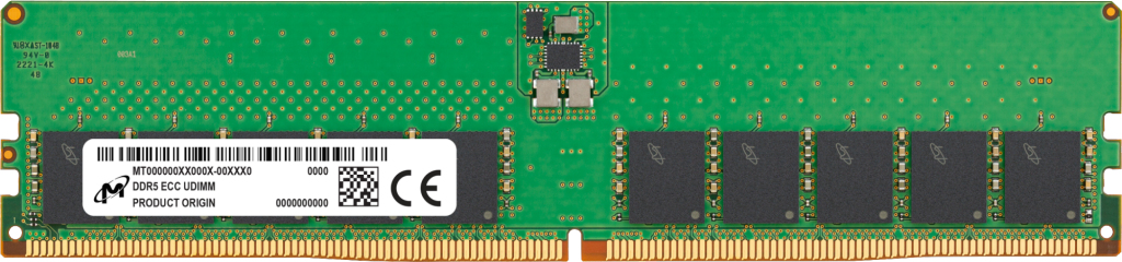 Memory Micron 32GB DDR5-5600 ECC UDIMM 2Rx8 CL46