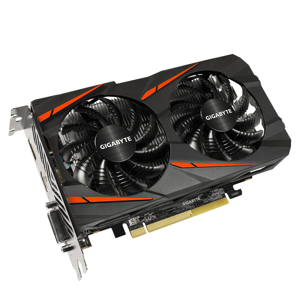 Graphics Card Radeon Rx480 4GB Ddr5 - Gv-rx460wf2oc-4gd