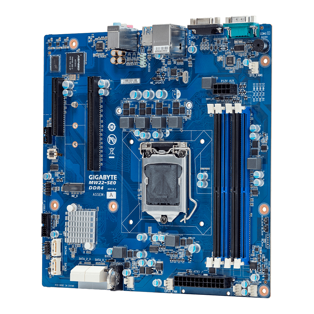 Server Motherboard - MATX - Intel Xeon Processor E-2100/ E-2200 Series - Mw22-se0