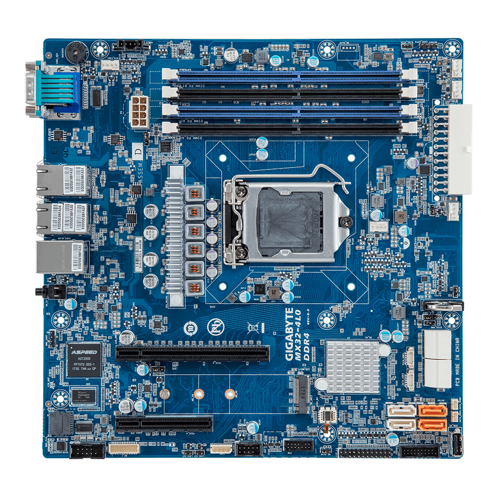 Server Motherboard - MATX - Intel Xeon Processor E-2100/ E-2200 - Mx32-4l0