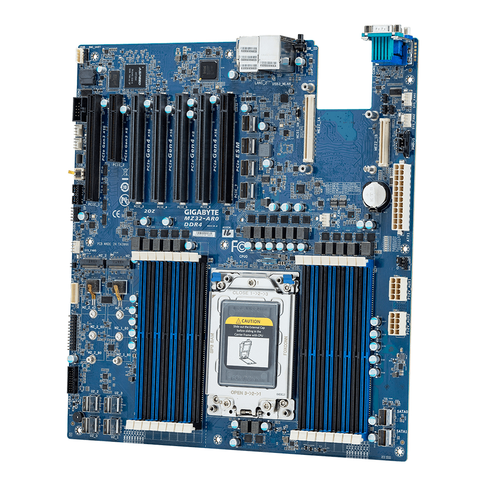 Server Motherboard - EATX - Single Amd Epyc 7002  - Mz32-ar0