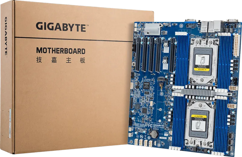 Server Motherboard - E-ATX - Dual Amd Epyc 7003 - Mz71-ce0