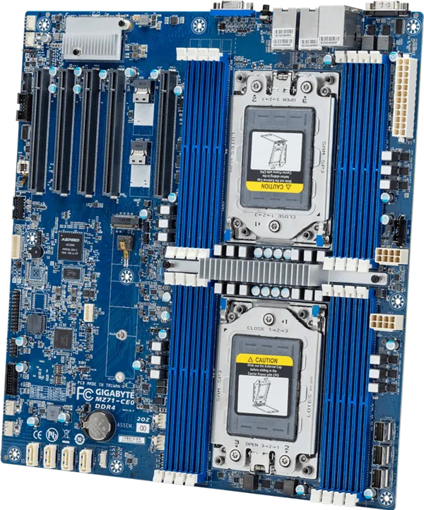 Server Motherboard - E-ATX - Dual Amd Epyc 7003 - Mz71-ce0