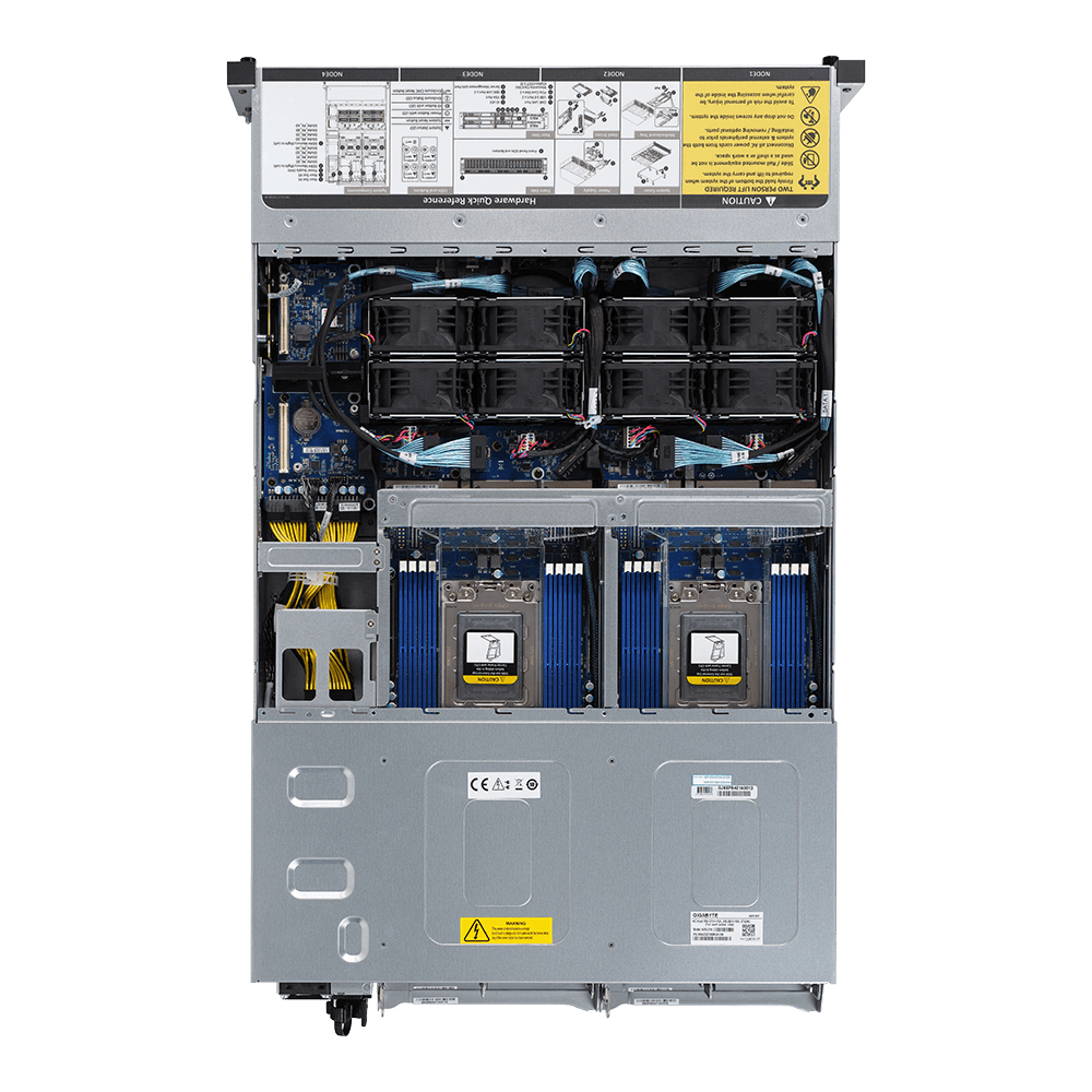 Hci Server - Amd Barebone H252-z10 2u4n 4cpu 32xDIMM 24xHDD 4xPci-e 2x2200w