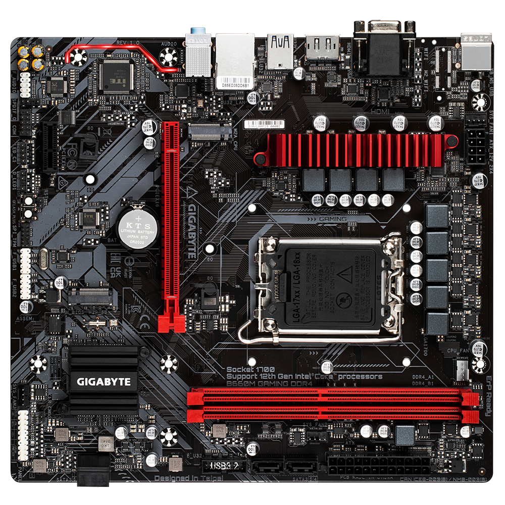 Motherboard MATX LGA1700 Intel B660m Ex 4ddr4 64GB - B660m Gaming Ddr4