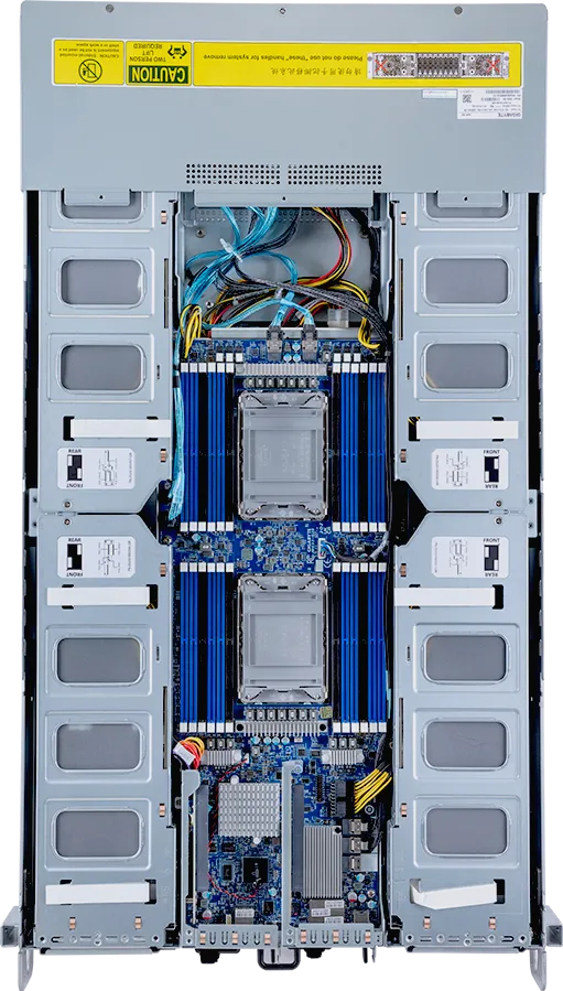 Hpc Server - Intel Barebone G292-280-iap1 2u 2xcpu 24xDIMM 8xHDD 2x3200w