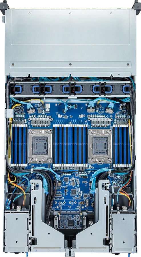 Hpc Server - Intel Barebone - G242-z12-00 2u 2cpu 16xDIMM 4xHDD 2x3000w