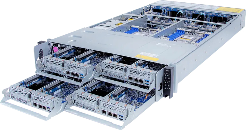 Hci Server - Amd Barebone H262-z6b-icu1 2u4n 2xcpu 64xDIMM 8xHDD 2x2200w