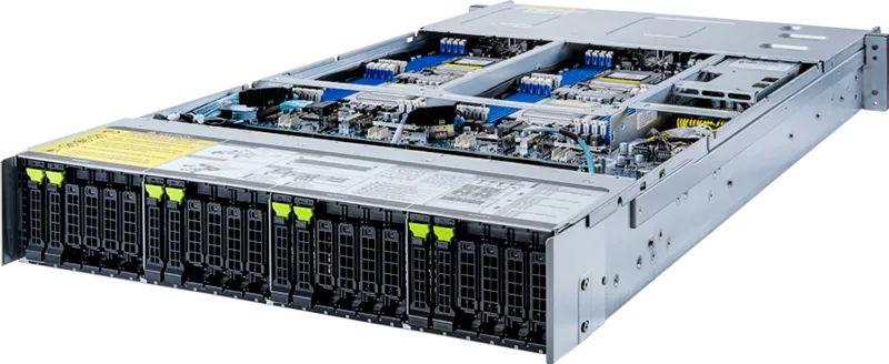 Hci Server - Amd Barebone H262-z6b-icu1 2u4n 2xcpu 64xDIMM 8xHDD 2x2200w