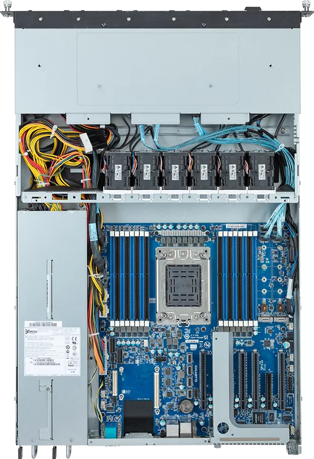 Arm Barebone - R152-p33 1u 1xcpu 16xDIMM 8xHDD 2x1100w