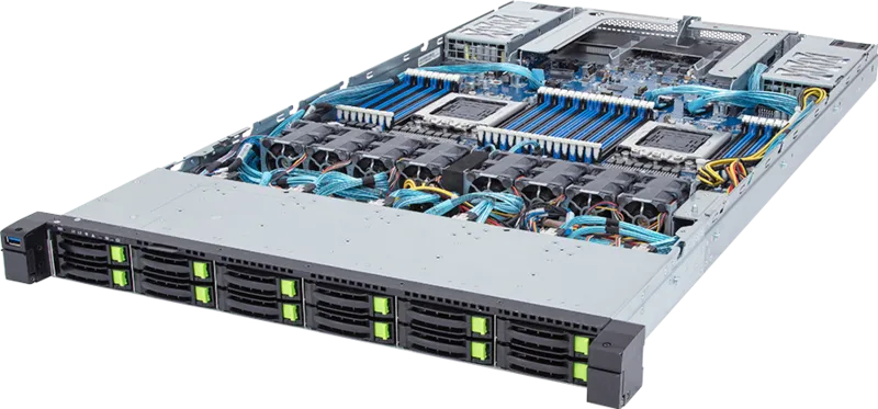 Arm Barebone - R182-p91 1u 2xcpu 32xDIMM 18xHDD 2x1300w