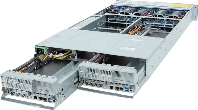 Amd Barebone - H233-z80-aan1 2u2n 2cpu 48xDIMM 4xHDD 2x2600w