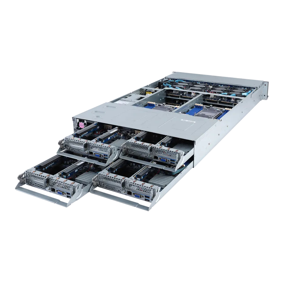 Amd Barebone - H233-z80-aaw1 2u2n 2cpu 48xDIMM 4xHDD 2x3000w
