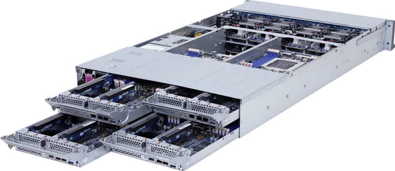 Arm Barebone - H262-p61 2u4n 2cpu 64xDIMM 8xHDD 2x2200w