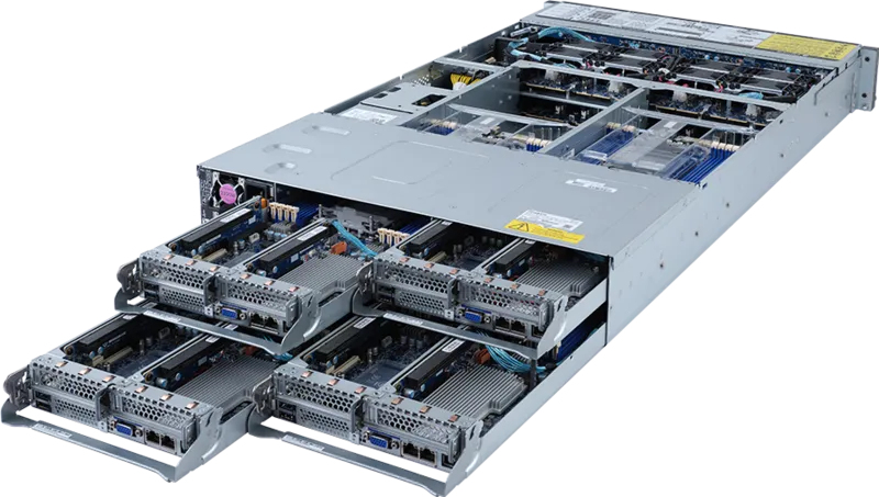 Amd Barebone - H262-z61-p00 2u4n 2cpu 64xDIMM 24xHDD 2x3200w