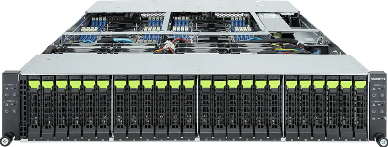 Intel Brbone - H263-s62-aan1 2u4n 2cpu 64xDIMM 24xHDD 2x2600w