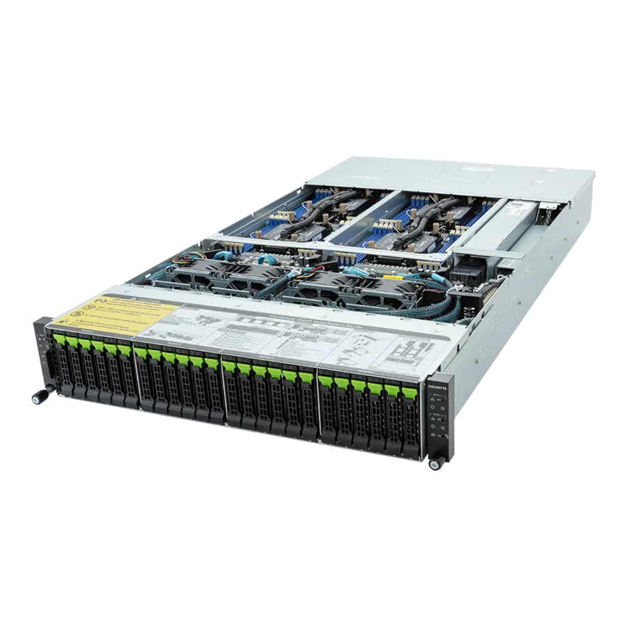 Intel Brbone - H263-s62-law1 2u4n 2cpu 64xDIMM 24xHDD 2x3000w