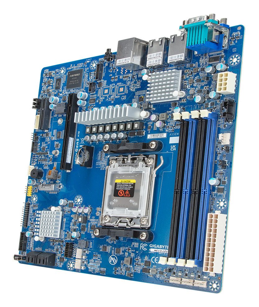 Server Motherboard - MATX - Am5 - Amd Ryzen 7000 Series Processors - 9mc13le1mr-00