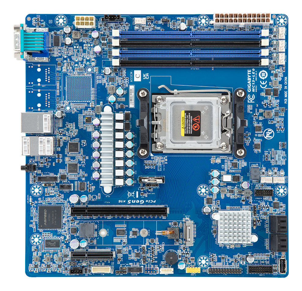 Workstation Motherboard - Amd Mc13-le0 1xryzen7000 4xDIMM 2xGB Lan 4xsata3 2xPci-e5
