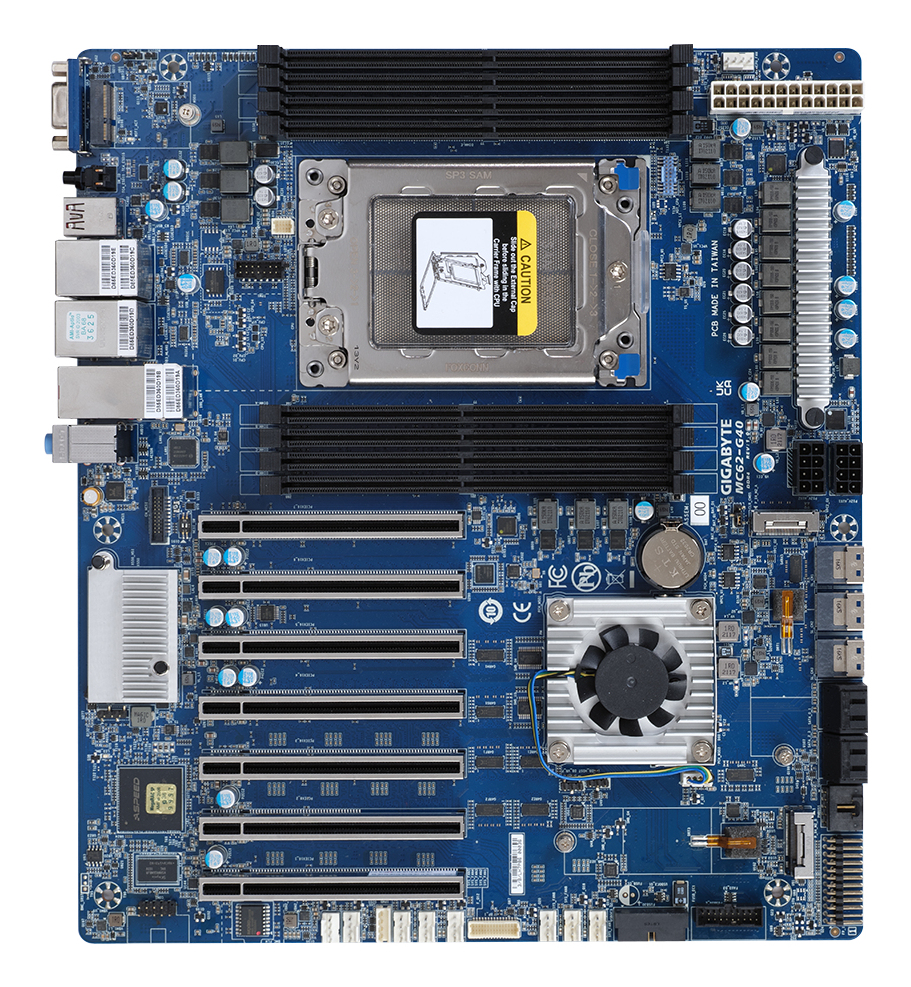 Workstation Motherboard - Amd Mc62-g40 1xryzen5000wx 8xDIMM 2x10GB 4xsata3 7xPci-e4