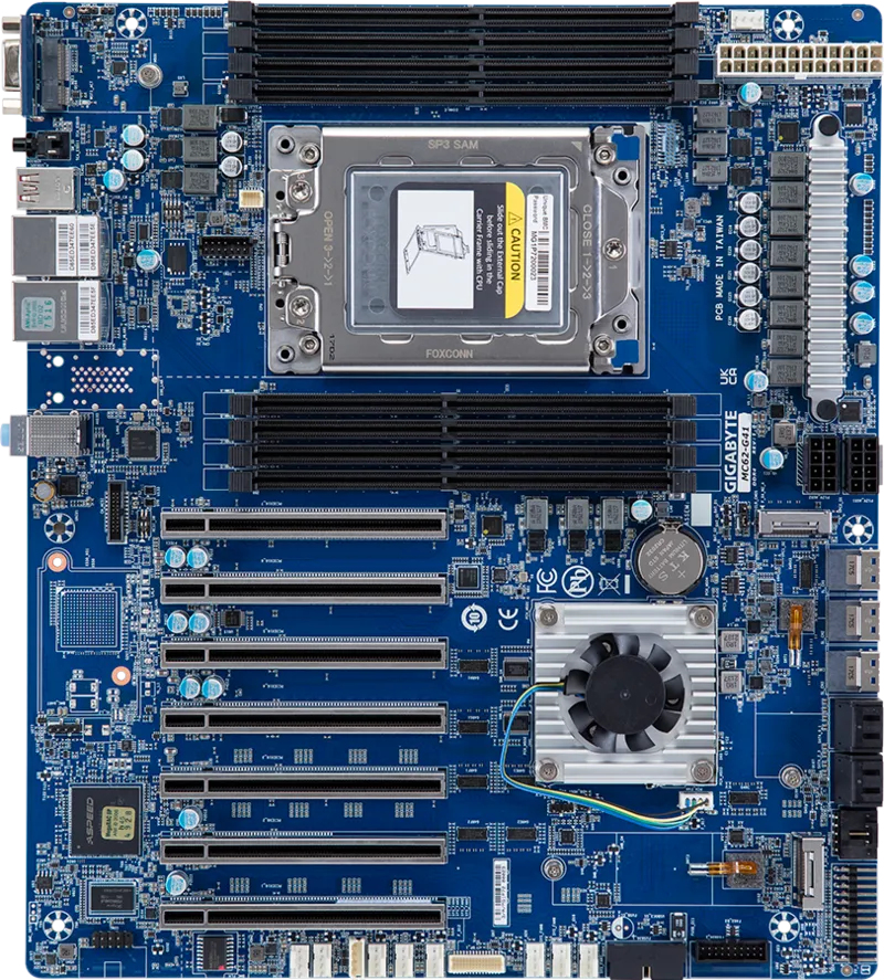 Workstation Motherboard - Amd Mc62-g41 1xryzen5000wx 8xDIMM GB Lan 4xsata3 7xPci-e4