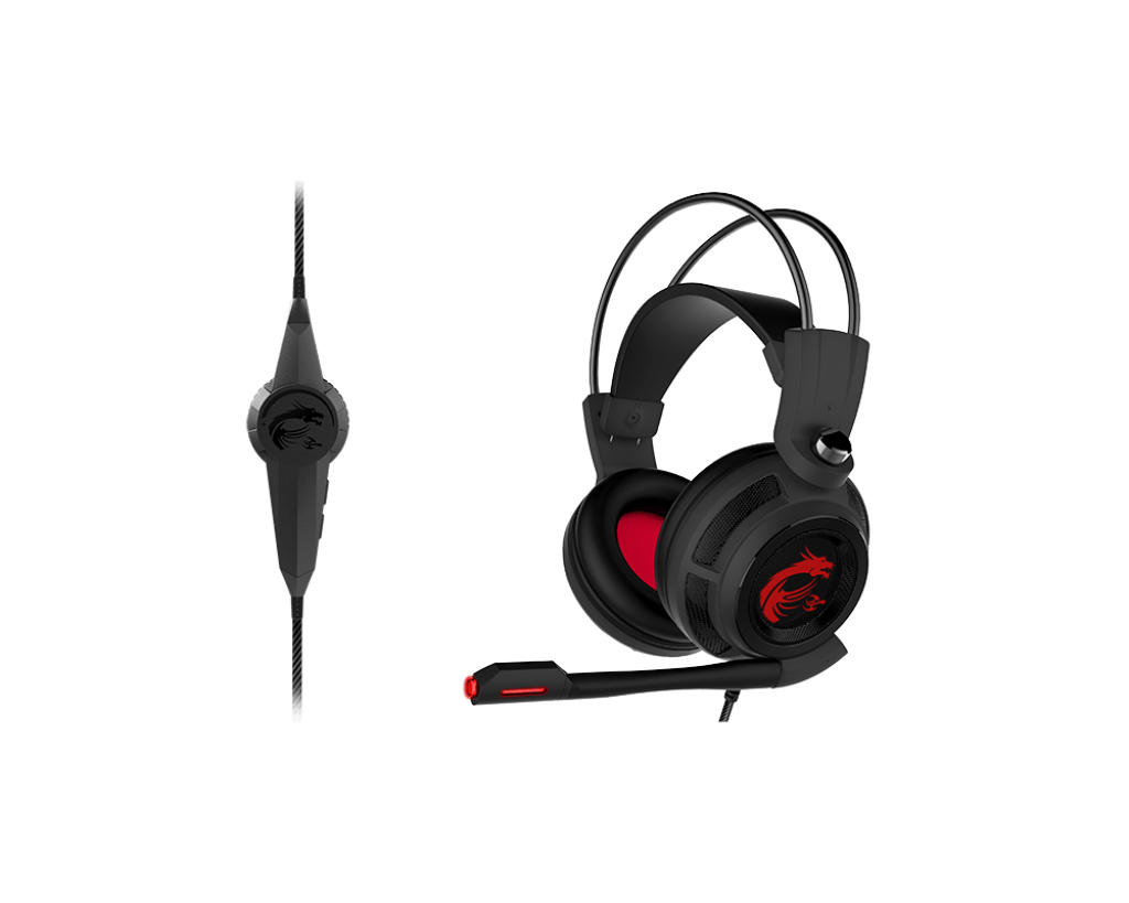 Headset  - Ds502 - Over Ear Virtual Surround 7.1 - Black With In Line Controller