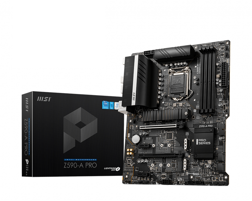Motherboard Z590-a-pro LGA1200 Intel Z590 4 X Ddr4 ATX