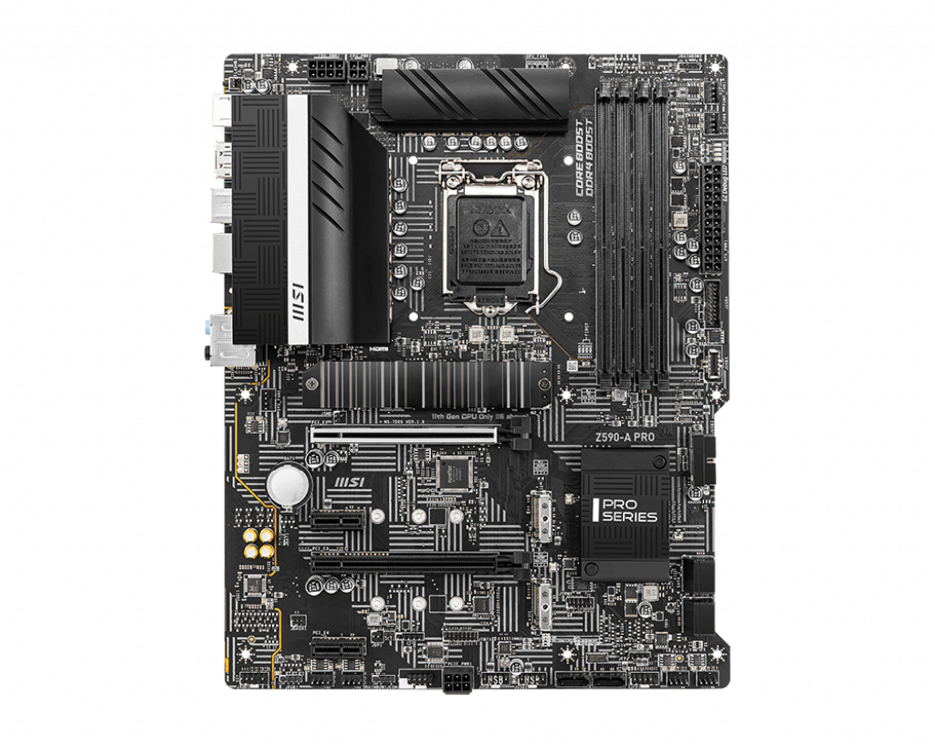 Motherboard Z590-a-pro LGA1200 Intel Z590 4 X Ddr4 ATX
