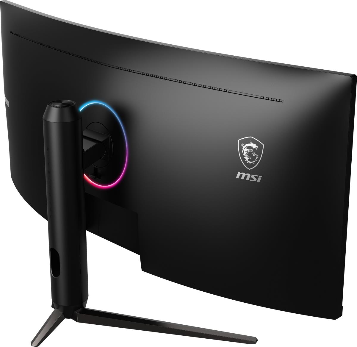 Gaming Monitor LCD Optix Mag342cqr - 34in - 3440 X 1440 - Curved - Black