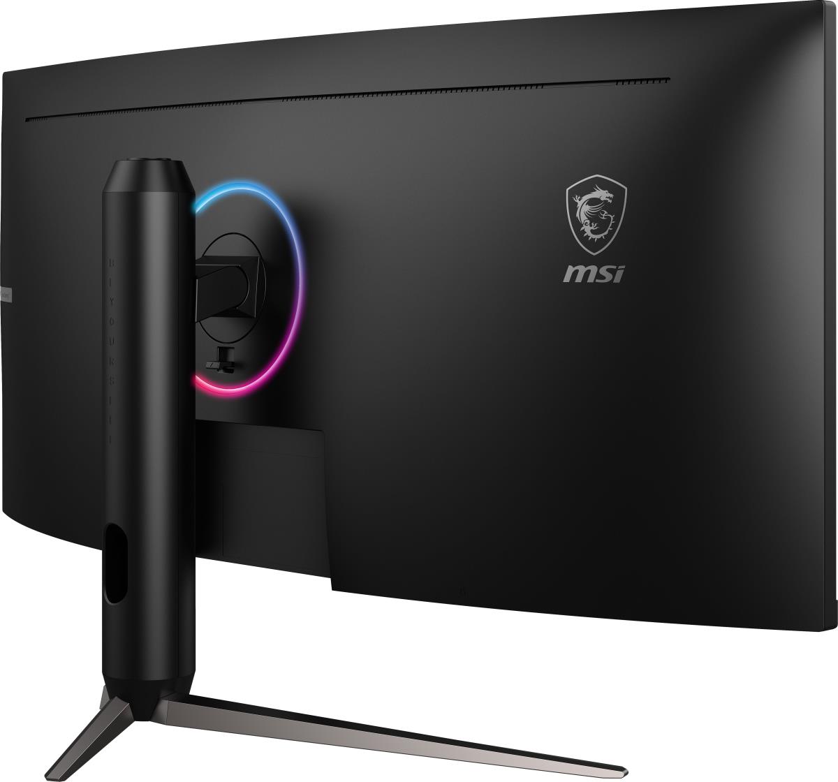 Gaming Monitor LCD Optix Mag342cqr - 34in - 3440 X 1440 - Curved - Black