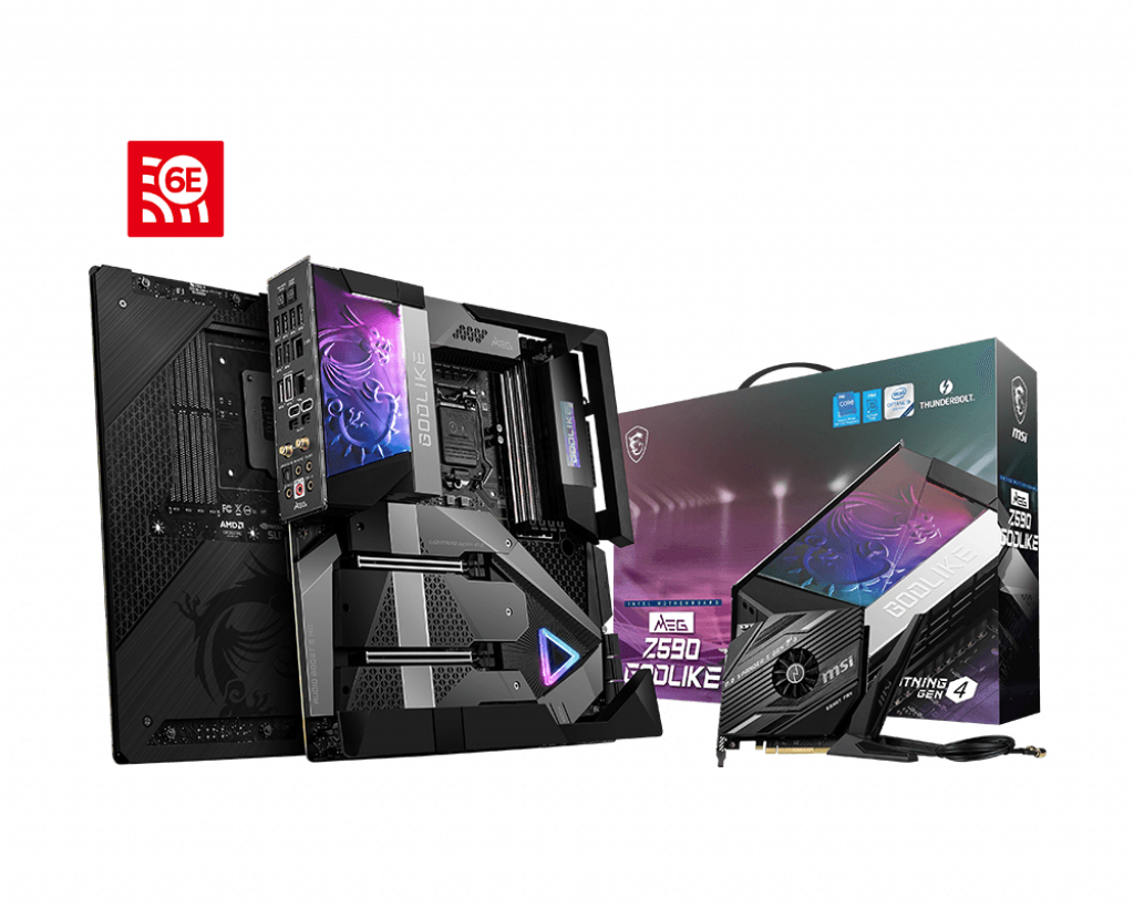 Motherboard Meg Z590 Godlike LGA1200 Intel Z590 4 X Ddr4 EATX