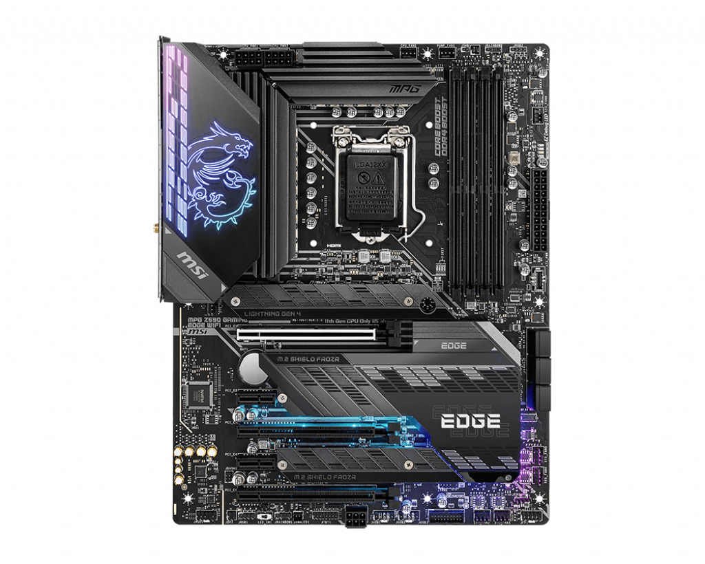Motherboard Mpg Z590 Gaming Edge Wi-Fi LGA1200 Intel Z590 4 X Ddr4 ATX