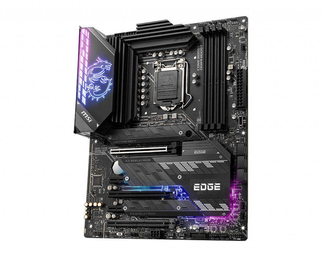 Motherboard Mpg Z590 Gaming Edge Wi-Fi LGA1200 Intel Z590 4 X Ddr4 ATX