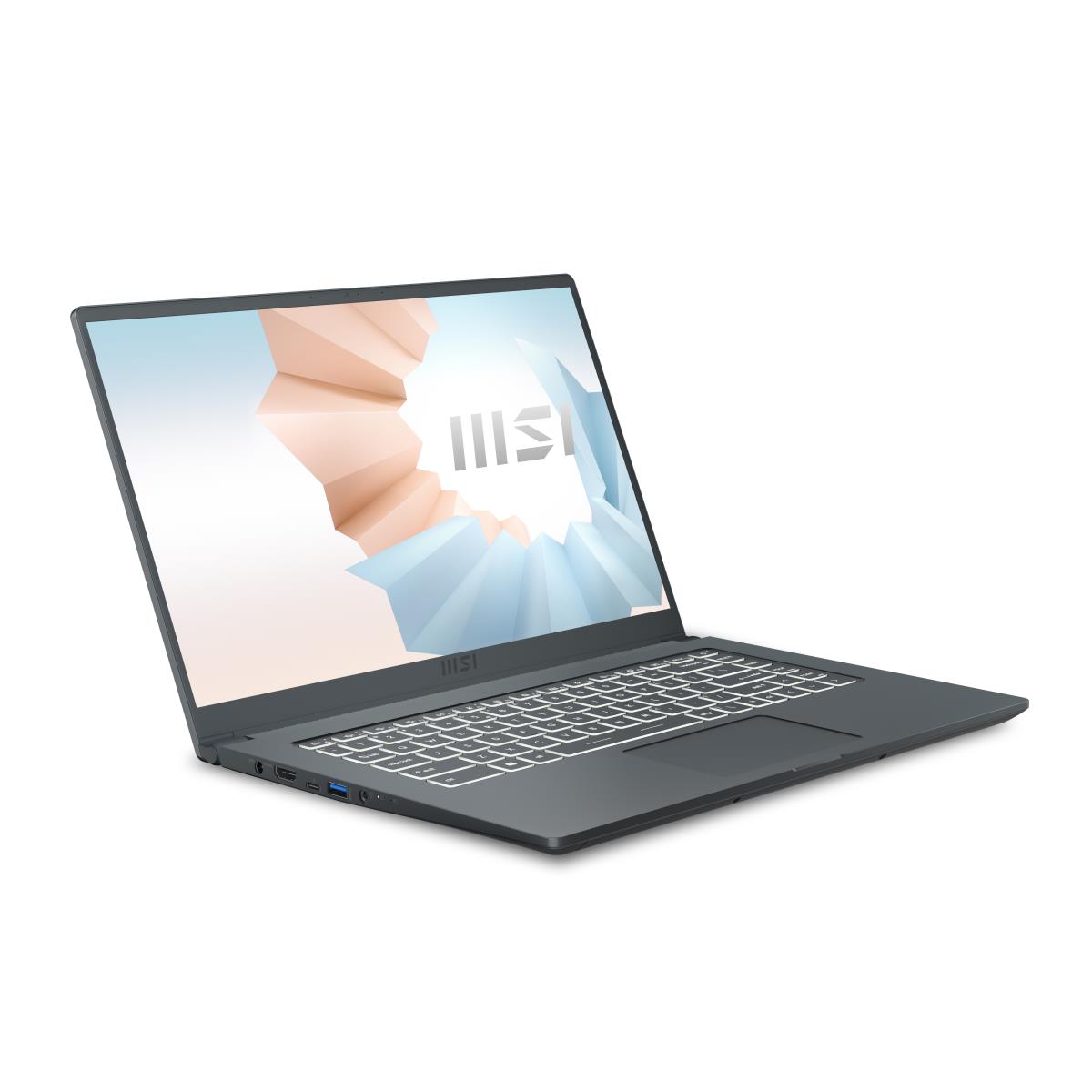 Modern 15 A11ml-442be Silver - 15.6in - i5 1135g7 - 8GB Ram - 512GB SSD - Win10 Pro - Azerty Belgian