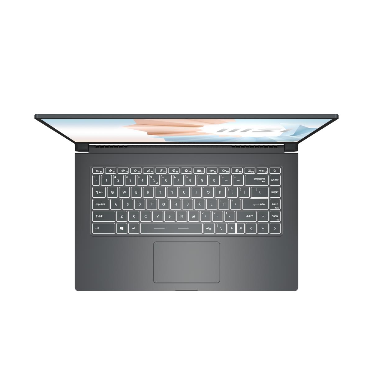 Modern 15 A11ml-442be Silver - 15.6in - i5 1135g7 - 8GB Ram - 512GB SSD - Win10 Pro - Azerty Belgian