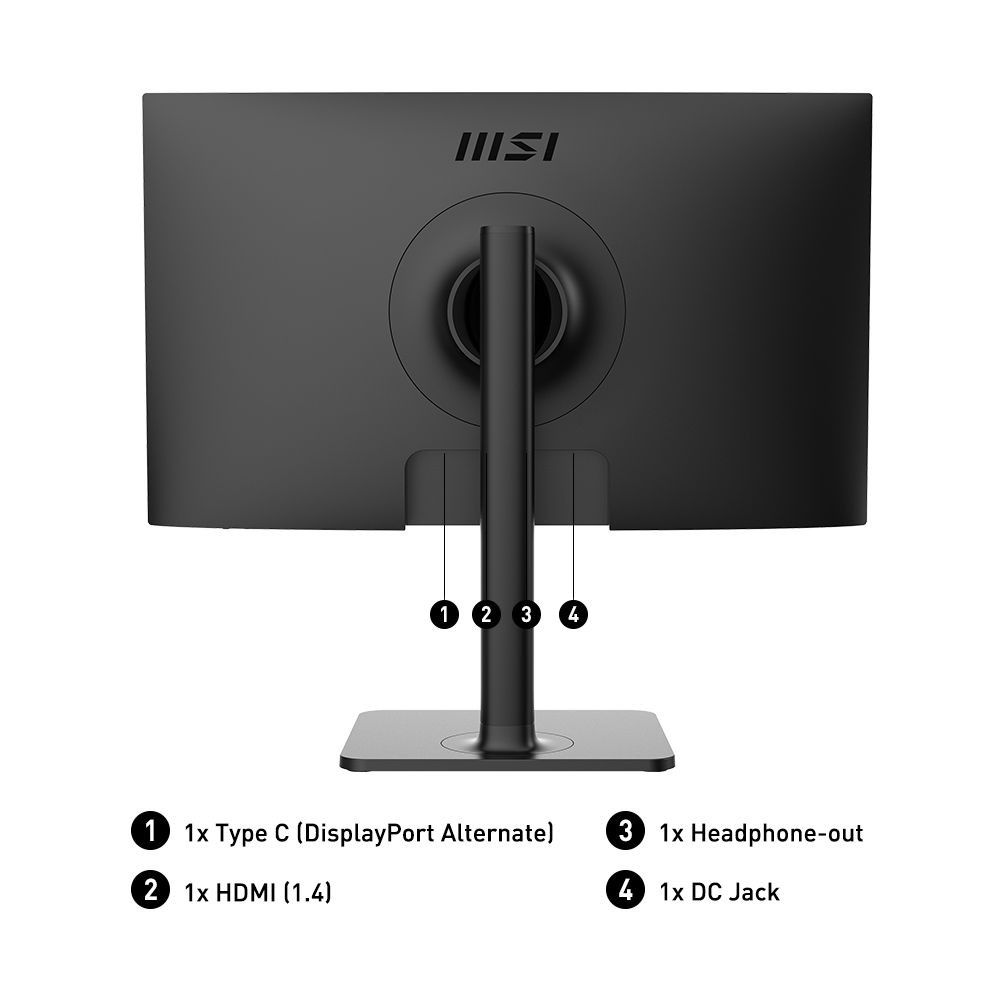 Desktop Monitor - Modern Md241p - 24in - 1920 X 1080 - IPS Antiglare - Black