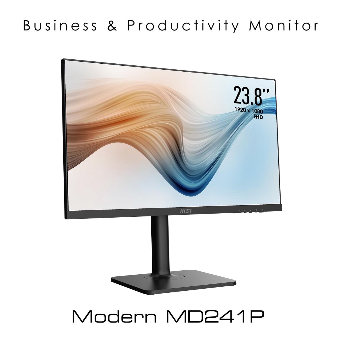 Desktop Monitor - Modern Md241p - 24in - 1920 X 1080 - IPS Antiglare - Black