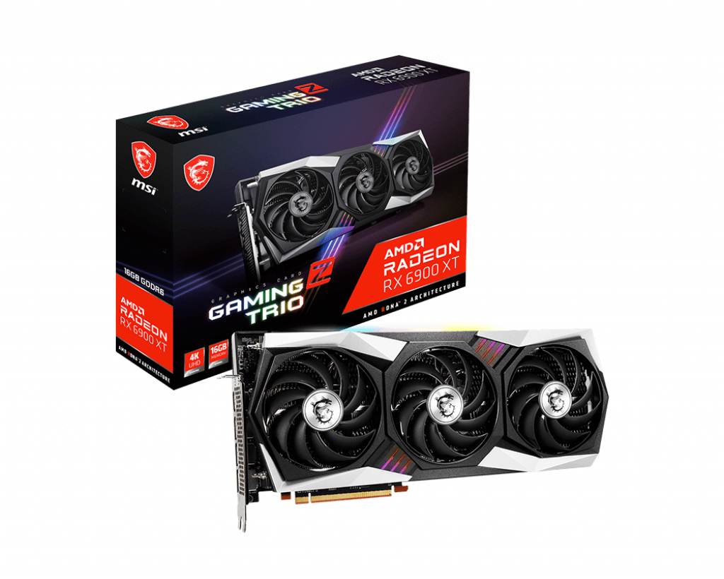 Graphics Card Radeon Rx 6900 Xt Gaming Z Trio 16g DisplayPort X 3 V1.4 / Hdmi 2.1 X 1