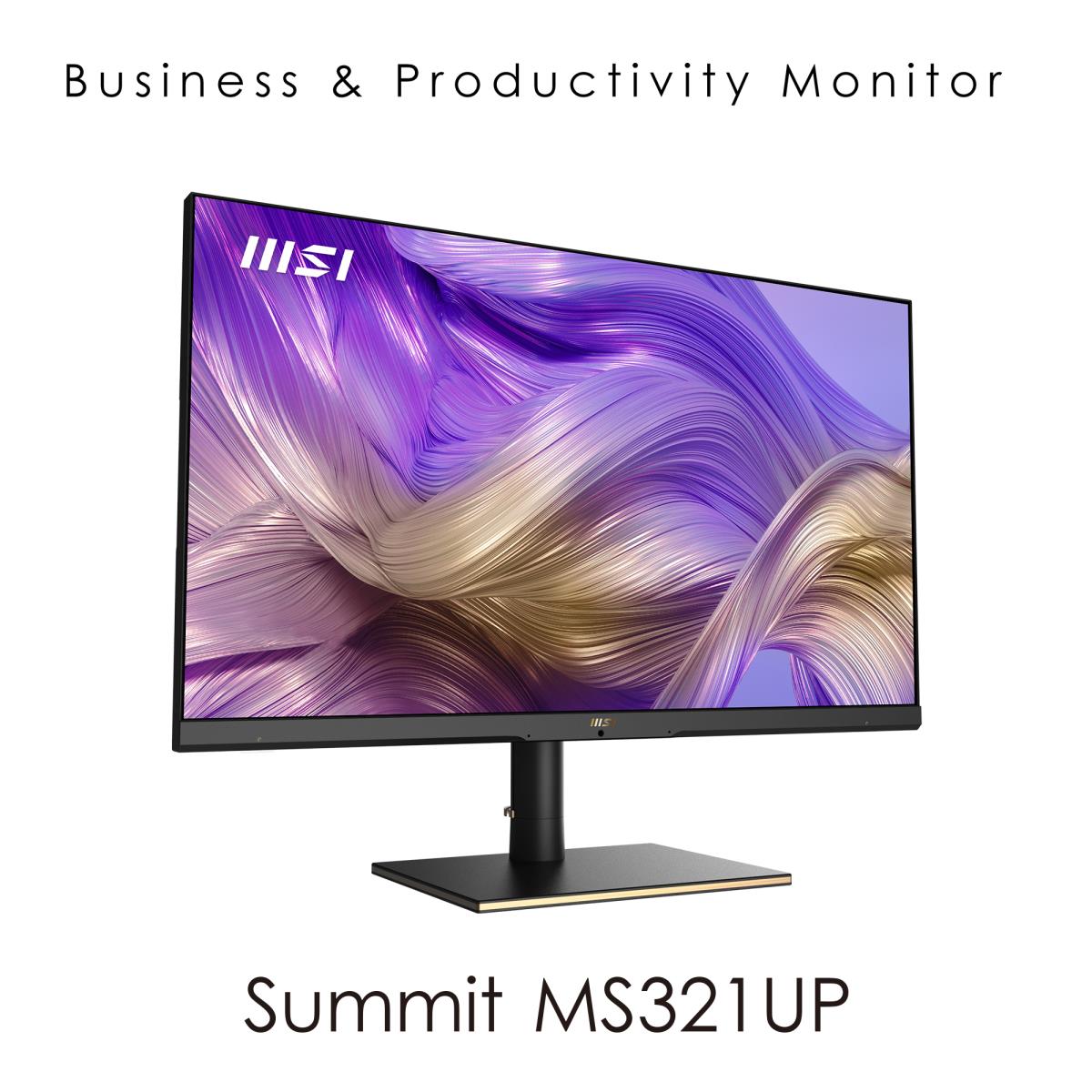 Desktop USB-c Monitor - Summit Ms321up - 32in - 3840 X 2160 - IPS - Black