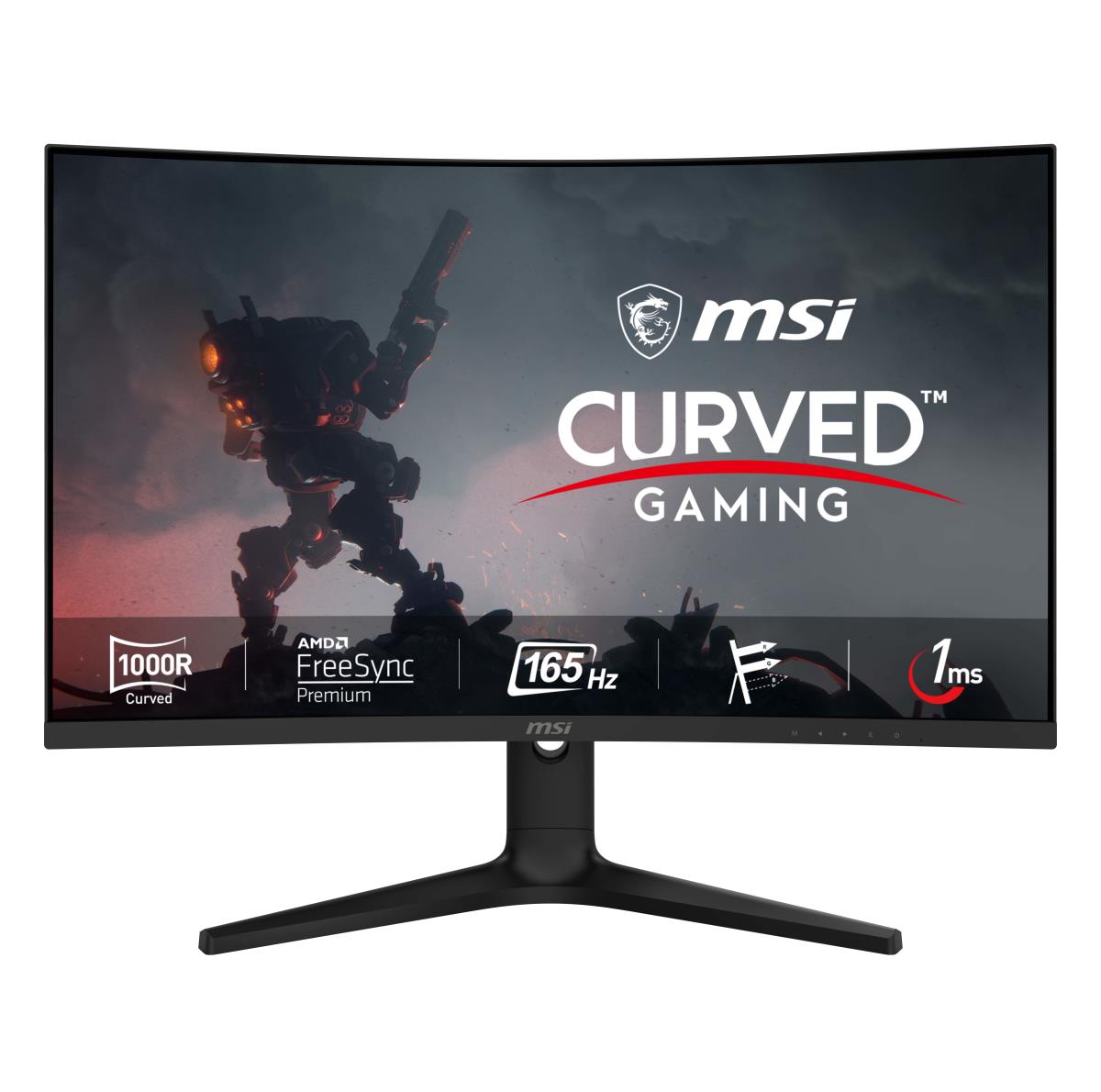 Gaming Monitor LCD Optix G271c - 27in - 1920 X 1080 - Black With 3 Years Warranty