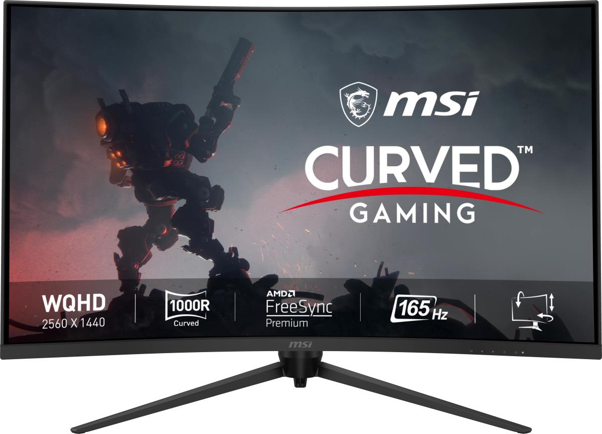 Gaming Monitor LCD Optix G271cqp - 27in - 2560 X 1440 - Black With 3 Years Warranty